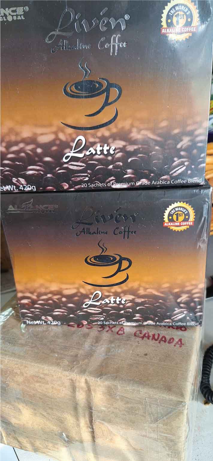 Click to view full screen Liven Alkaline Coffee - Latte photo review